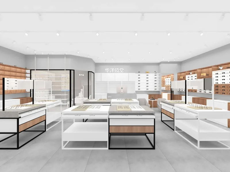 Optical Shop Interior Design 3D