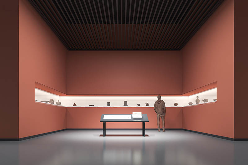 Professional Senior Museum Display Showcase Design