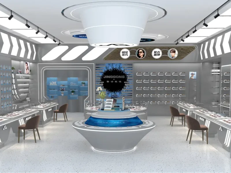 Optical Display Furniture and Eyewear Store Interior Design