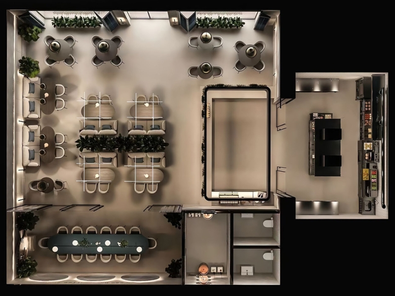 Coffee Shop Interior Design | Coffee Store Fixtures Wholesale